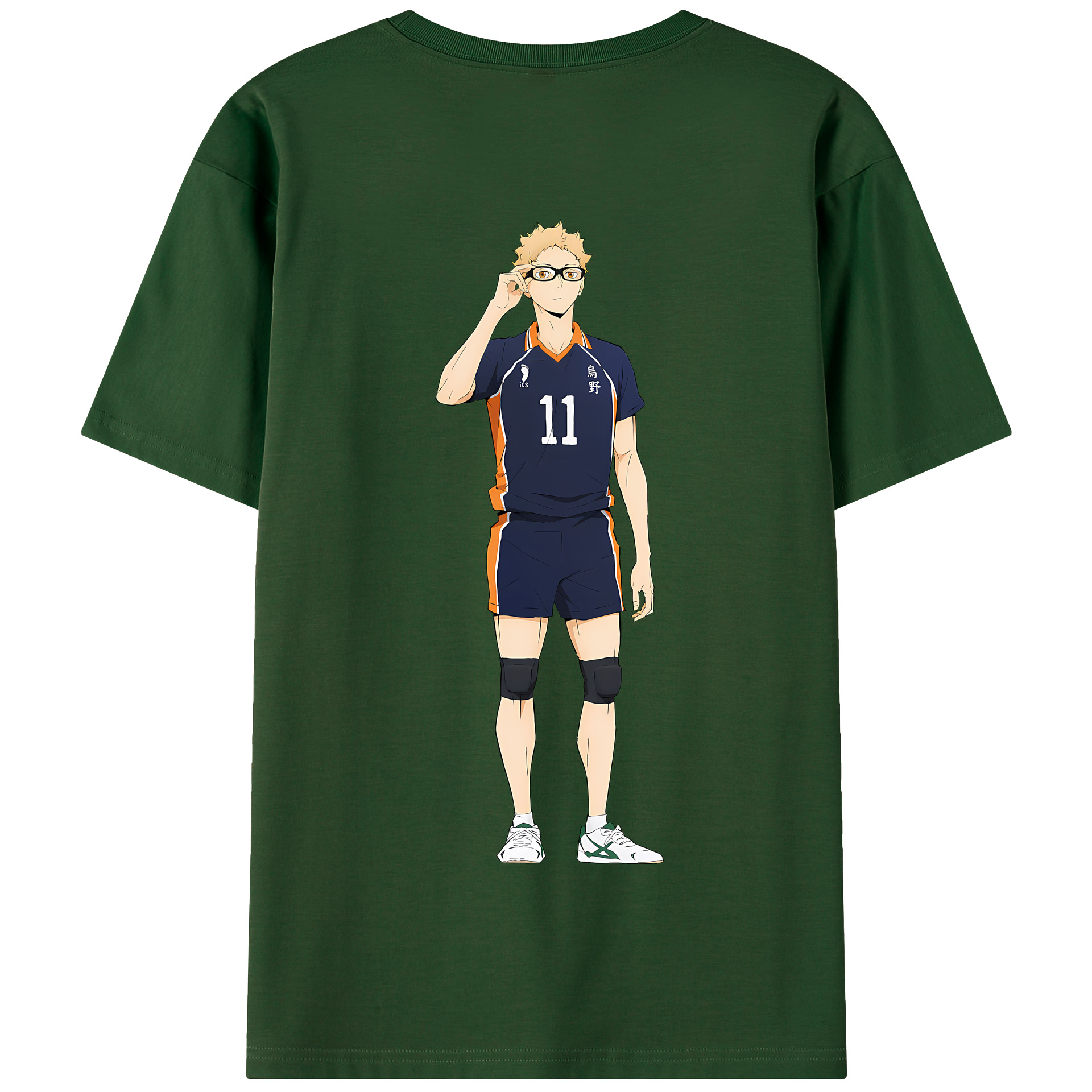 （画像用） ハイキュー!! Haikyu!! 綿100％半袖Tシャツ（背面プリント）